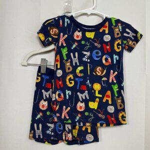 Little Sleepies - Alphabet Friends Two-Piece Pajama Set - 12-18mo